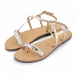 Sandales Diamore Bride D'orteil Lanière Tressées Cuir Or-blanc T36-41 Femme LES TROPEZIENNES PAR M.BELARBI -Dockers by Gerli Soldes Magasin sandales diamore bride d orteil laniere tressees cuir or blanc t36 41 femme les tropeziennes par mbelarbi 3