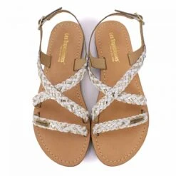 Sandales Diams Tressées Brides Croisées Blanc/or T36/41 Femme LES TROPEZIENNES PAR M.BELARBI -Dockers by Gerli Soldes Magasin sandales diams tressees brides croisees blanc or t36 41 femme les tropeziennes par mbelarbi 2