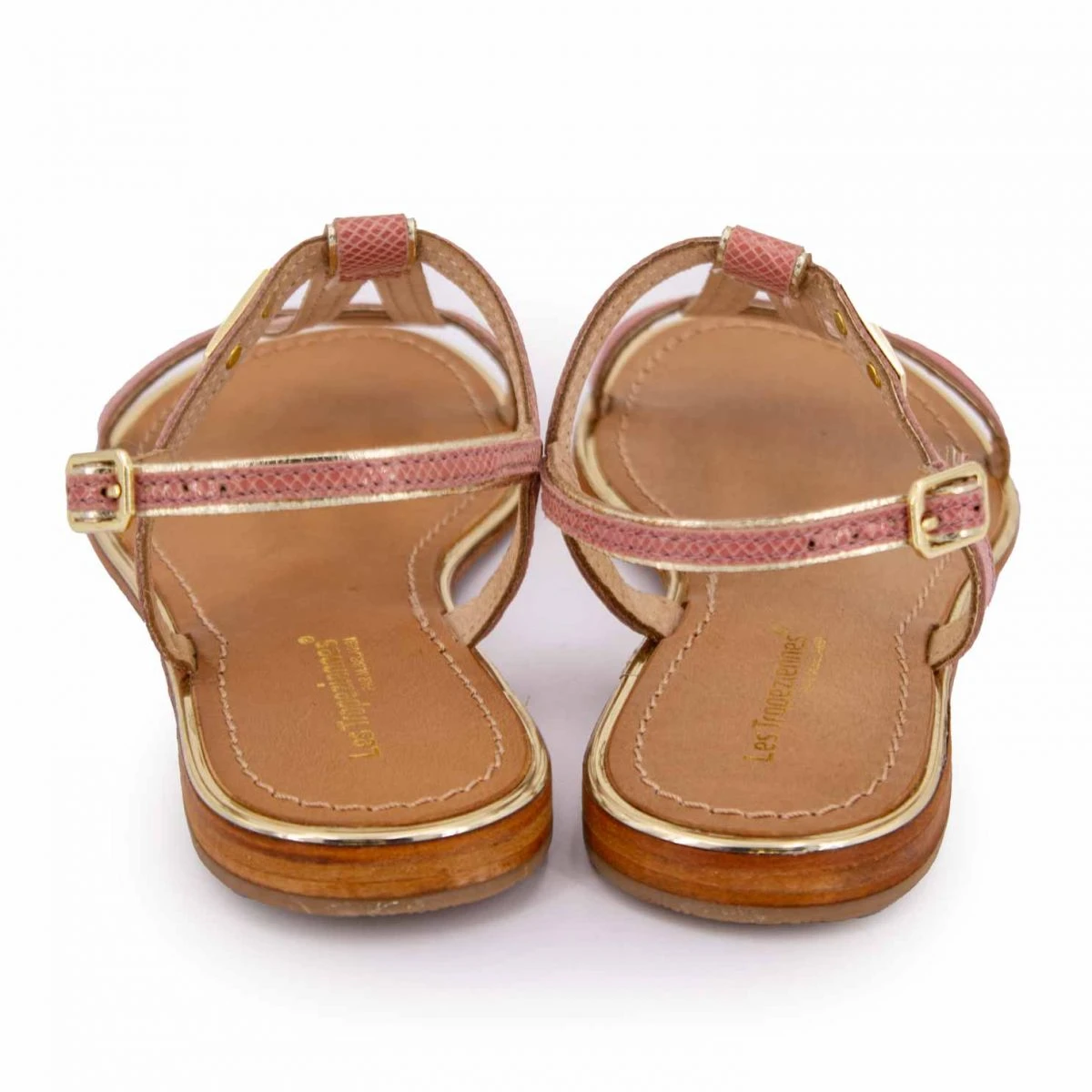 Sandales Hamore Motif Serpent Liseré Doré En Cuir Rose T36-41 Femme LES TROPEZIENNES PAR M.BELARBI 8 Sandales Hamore Motif Serpent Liseré Doré En Cuir Rose T36-41 Femme LES TROPEZIENNES PAR M.BELARBI – Image 6