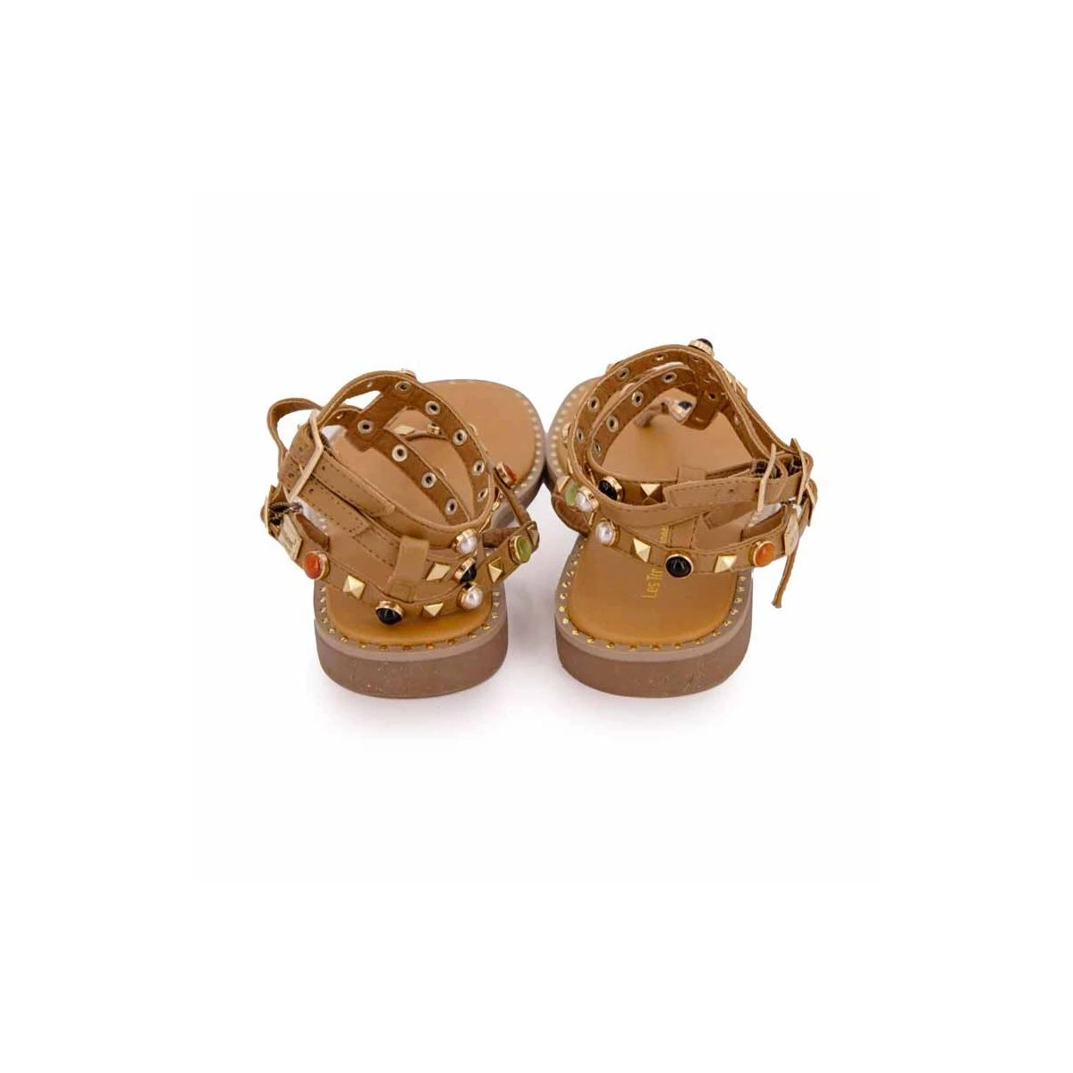 Sandales Hautes Cuir Léger Clouté Calva Femme LES TROPEZIENNES PAR M.BELARBI 11 Sandales Hautes Cuir Léger Clouté Calva Femme LES TROPEZIENNES PAR M.BELARBI – Image 9