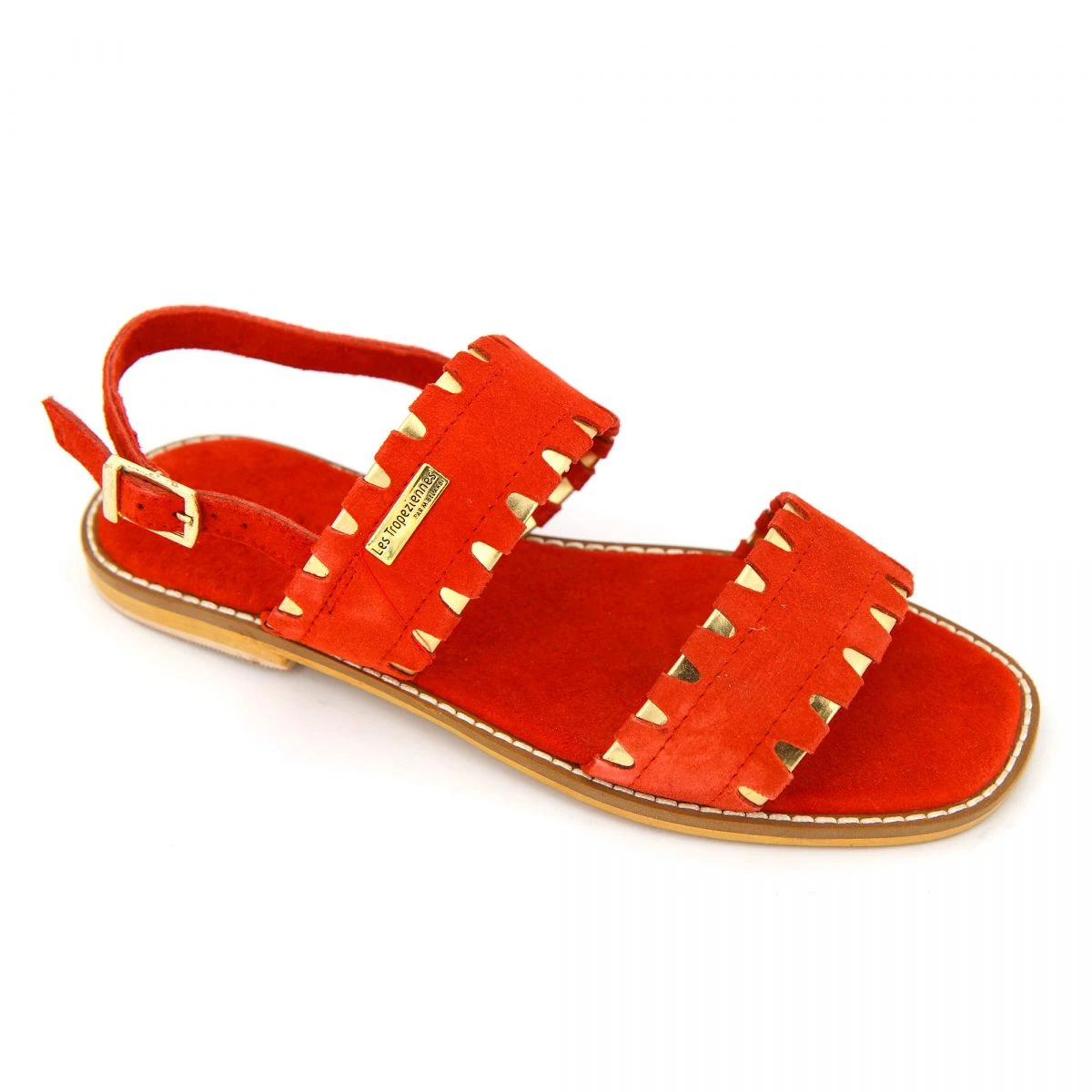 Sandales Mokas Plates Brides Ajour Argent Femme LES TROPEZIENNES PAR M.BELARBI 4 Sandales Mokas Plates Brides Ajour Argent Femme LES TROPEZIENNES PAR M.BELARBI – Image 2