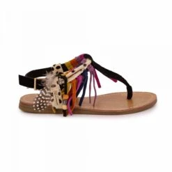 Sandales Noir/leopard Guerande T36-41 Femme LES TROPEZIENNES PAR M.BELARBI