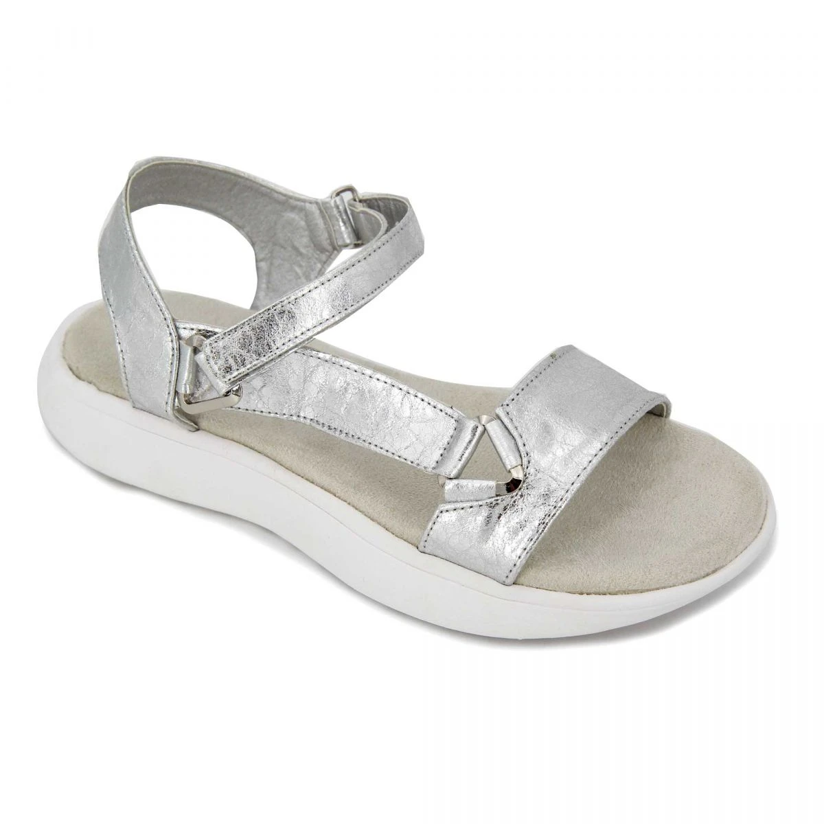 Sandales Plateforme à Brides Métallisées Femme MARIAMARE 4 Sandales Plateforme à Brides Métallisées Femme MARIAMARE – Image 2