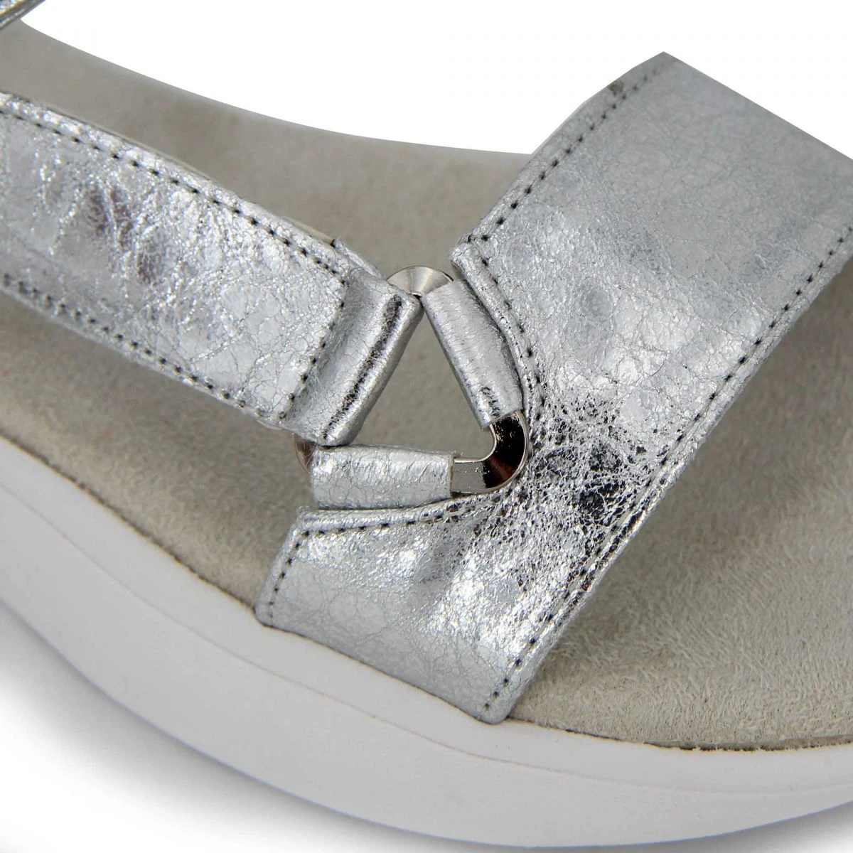 Sandales Plateforme à Brides Métallisées Femme MARIAMARE 8 Sandales Plateforme à Brides Métallisées Femme MARIAMARE – Image 6