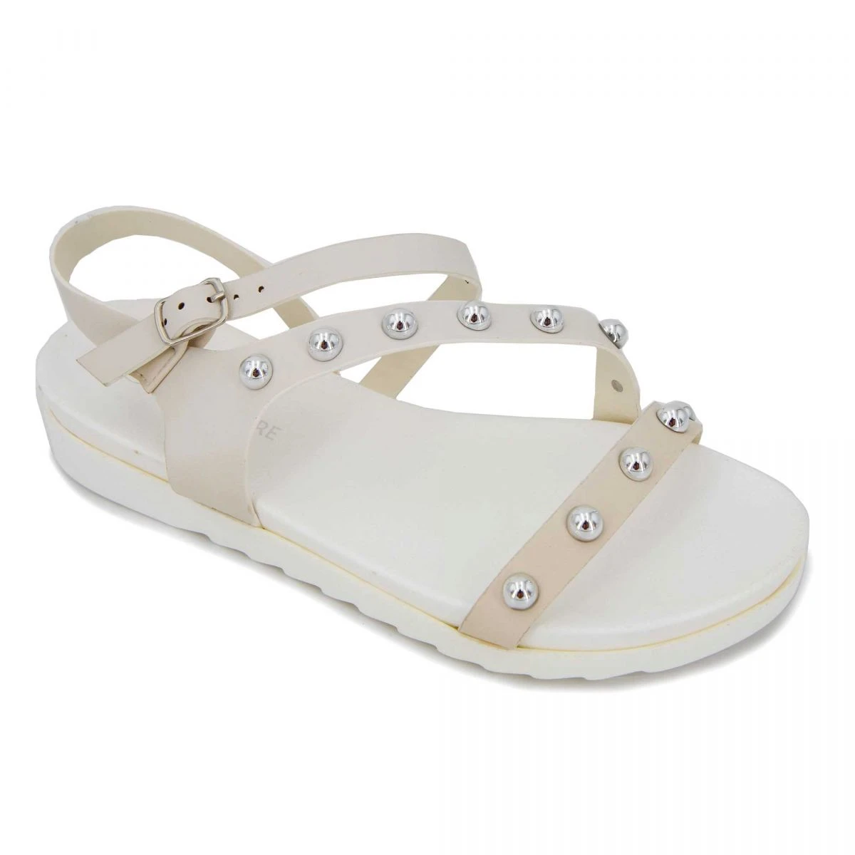 Sandales Plates à Brides Cloutées Semelle Crantée Femme MARIAMARE 4 Sandales Plates à Brides Cloutées Semelle Crantée Femme MARIAMARE – Image 2