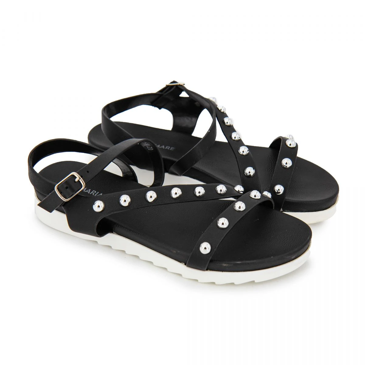 Sandales Plates à Brides Cloutées Semelle Crantée Femme MARIAMARE 5 Sandales Plates à Brides Cloutées Semelle Crantée Femme MARIAMARE – Image 3