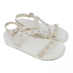 Sandales Plates à Brides Cloutées Semelle Crantée Femme MARIAMARE 14 Sandales Plates à Brides Cloutées Semelle Crantée Femme MARIAMARE -Dockers by Gerli Soldes Magasin sandales plates a brides cloutees semelle crantee femme mariamare 3