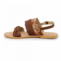 Sandales Plates à Brides En Cuir Femme INITIALE PARIS -Dockers by Gerli Soldes Magasin sandales plates a brides en cuir femme initiale paris 2