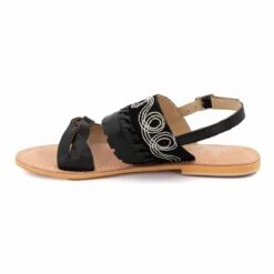 Sandales Plates à Brides En Cuir Femme INITIALE PARIS -Dockers by Gerli Soldes Magasin sandales plates a brides en cuir femme initiale paris 3