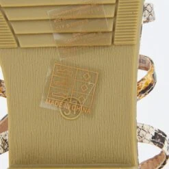 Sandales Plates à Brides Façon Python Femme MARIAMARE -Dockers by Gerli Soldes Magasin sandales plates a brides facon python femme mariamare 4