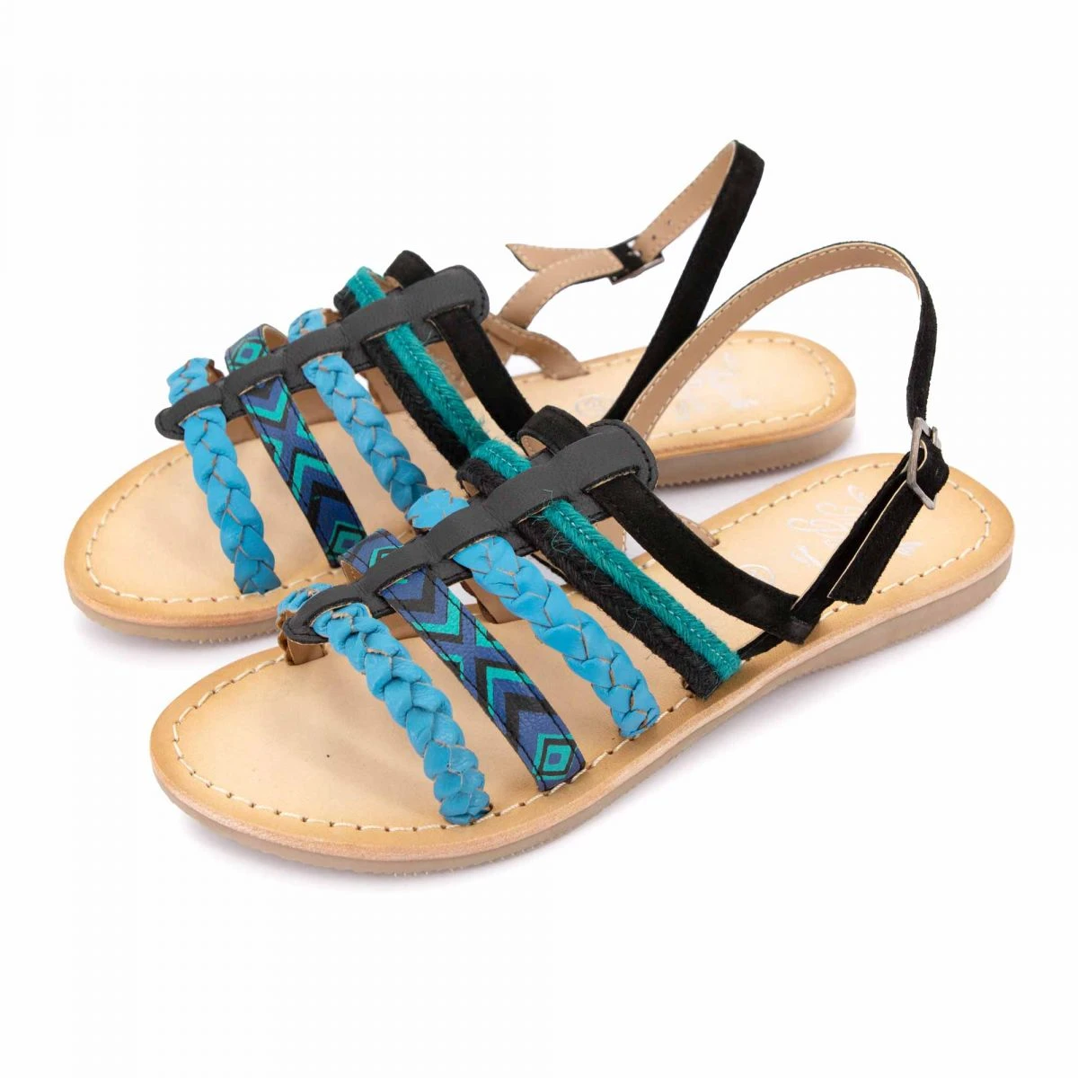 Sandales Plates En Cuir Femme INITIALE PARIS 6 Sandales Plates En Cuir Femme INITIALE PARIS – Image 4