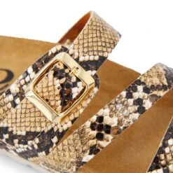 Sandales Plates Python Multi-brides Boucle Femme WHY LAND 10 Sandales Plates Python Multi-brides Boucle Femme WHY LAND -Dockers by Gerli Soldes Magasin sandales plates python multi brides boucle femme why land 3