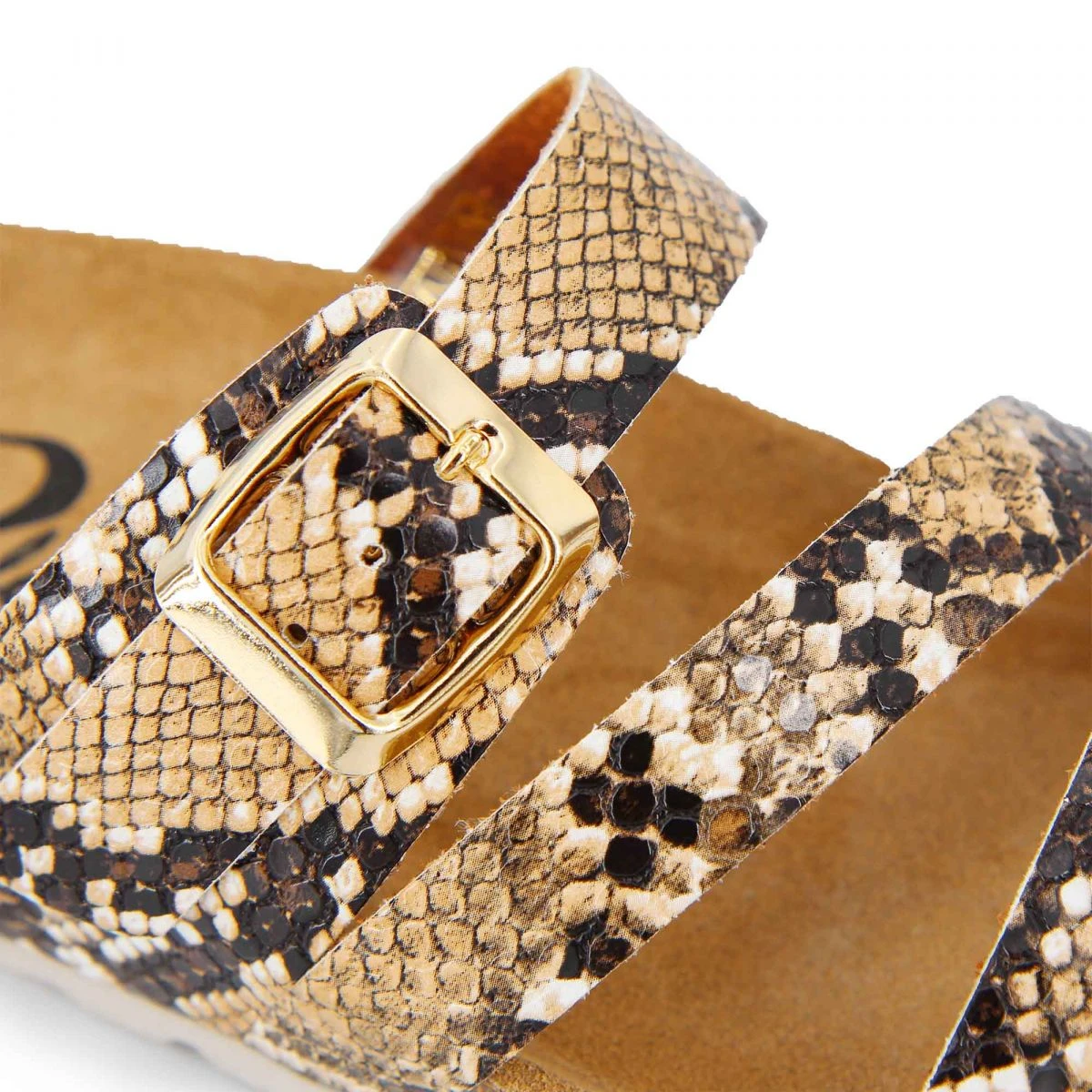 Sandales Plates Python Multi-brides Boucle Femme WHY LAND 6 Sandales Plates Python Multi-brides Boucle Femme WHY LAND – Image 4