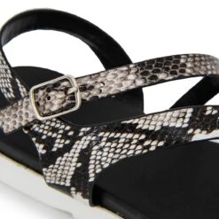 Sandales Plates Python Semelle Crantée Femme MARIAMARE -Dockers by Gerli Soldes Magasin sandales plates python semelle crantee femme mariamare 2