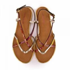 Sandales Rose/or Monaco T36-41 Femme LES TROPEZIENNES PAR M.BELARBI -Dockers by Gerli Soldes Magasin sandales rose or monaco t36 41 2