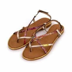 Sandales Rose/or Monaco T36-41 Femme LES TROPEZIENNES PAR M.BELARBI -Dockers by Gerli Soldes Magasin sandales rose or monaco t36 41 3