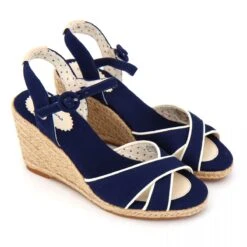 Sandales Semi Compensees Pls904045 Brides Croisées Femme PEPE JEANS -Dockers by Gerli Soldes Magasin sandales semi compensees pls904045 brides croisees femme pepe jeans 3