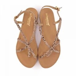 Sandales Serpent/beige Dejo Femme LES TROPEZIENNES PAR M.BELARBI -Dockers by Gerli Soldes Magasin sandales serpent beige dejo 2