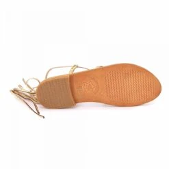 Sandales Spartiates Cuir Doré Hellen Femme LES TROPEZIENNES PAR M.BELARBI -Dockers by Gerli Soldes Magasin sandales spartiates cuir dore hellen femme les tropeziennes par mbelarbi 4