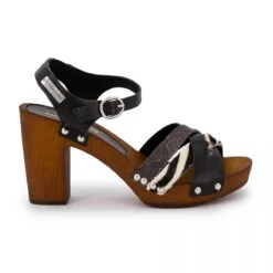 Sandales Talons à Brides Motif Zèbre Et Croco Vanina T36/40 Femme LES TROPEZIENNES PAR M.BELARBI