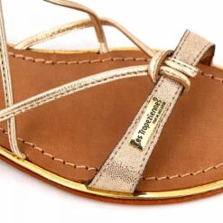 Sandales Tan/or Hirondel Femme LES TROPEZIENNES PAR M.BELARBI -Dockers by Gerli Soldes Magasin sandales tan or hirondel femme les tropeziennes par mbelarbi 12