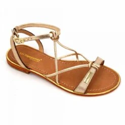 Sandales Tan/or Hirondel Femme LES TROPEZIENNES PAR M.BELARBI -Dockers by Gerli Soldes Magasin sandales tan or hirondel femme les tropeziennes par mbelarbi 2
