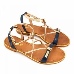 Sandales Tan/or Hirondel Femme LES TROPEZIENNES PAR M.BELARBI -Dockers by Gerli Soldes Magasin sandales tan or hirondel femme les tropeziennes par mbelarbi 5