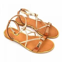 Sandales Tan/or Hirondel Femme LES TROPEZIENNES PAR M.BELARBI -Dockers by Gerli Soldes Magasin sandales tan or hirondel femme les tropeziennes par mbelarbi 6