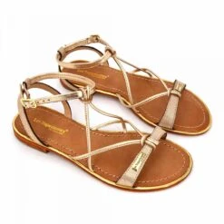 Sandales Tan/or Hirondel Femme LES TROPEZIENNES PAR M.BELARBI -Dockers by Gerli Soldes Magasin sandales tan or hirondel femme les tropeziennes par mbelarbi 7