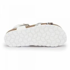 Sandales Triple Bride Blanche Tressée Argentée Et Motif Léopard Enfant BIOSTOCK -Dockers by Gerli Soldes Magasin sandales triple bride blanche tressee argentee et motif leopard enfant biostock 4