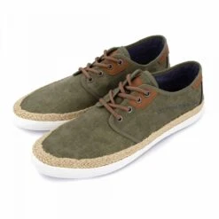 Tennis En Toile 328400300 Kaki Homme TOM TAILOR 11 Tennis En Toile 328400300 Kaki Homme TOM TAILOR -Dockers by Gerli Soldes Magasin tennis en toile 328400300 kaki 3