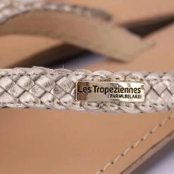 Tong Diamina Or Bride D'orteil à Lanières Tressées T36-41 Femme LES TROPEZIENNES PAR M.BELARBI -Dockers by Gerli Soldes Magasin tong diamina or bride d orteil a lanieres tressees t36 41 femme les tropeziennes par mbelarbi 4