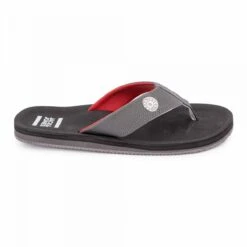 Tongs Avec Logo Incrusté Rouge Et Gris Homme JACK & JONES