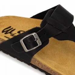 Tongs Cuir Toile Légère Homme WHY LAND -Dockers by Gerli Soldes Magasin tongs cuir toile legere homme why land 2