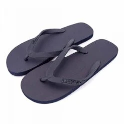 Tongs Texturé Logo Bride Homme JACK & JONES -Dockers by Gerli Soldes Magasin tongs texture logo bride homme jack jones 3